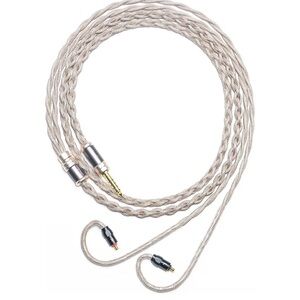 6N Single Crystal Copper T1 IEM Cable Balanced Earphone Upgrade Cable 3.5mm Plug